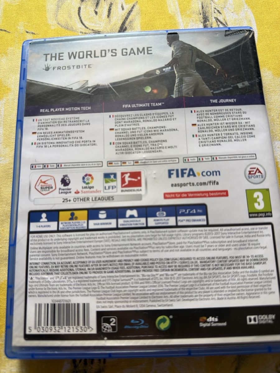 Giochi: FIFA 18 – Usato da Sementina venduto da bru_vpp5 3