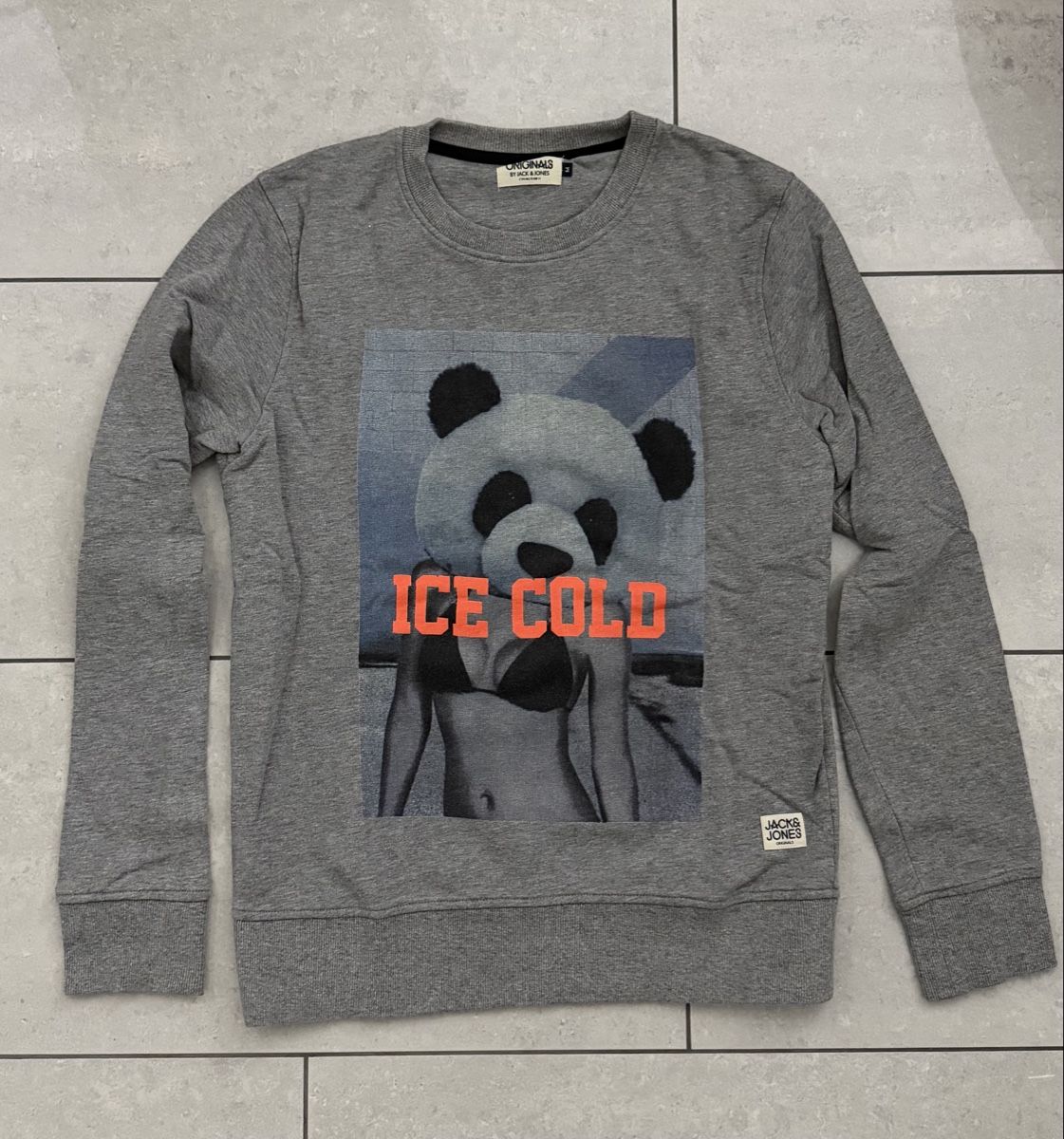 Jack & Jones Maglioni & Felpe: Jack & Jones Herren-Sweatshirt mit Panda-Print, Grösse M – Usato da Winterthur venduto da o16zh
