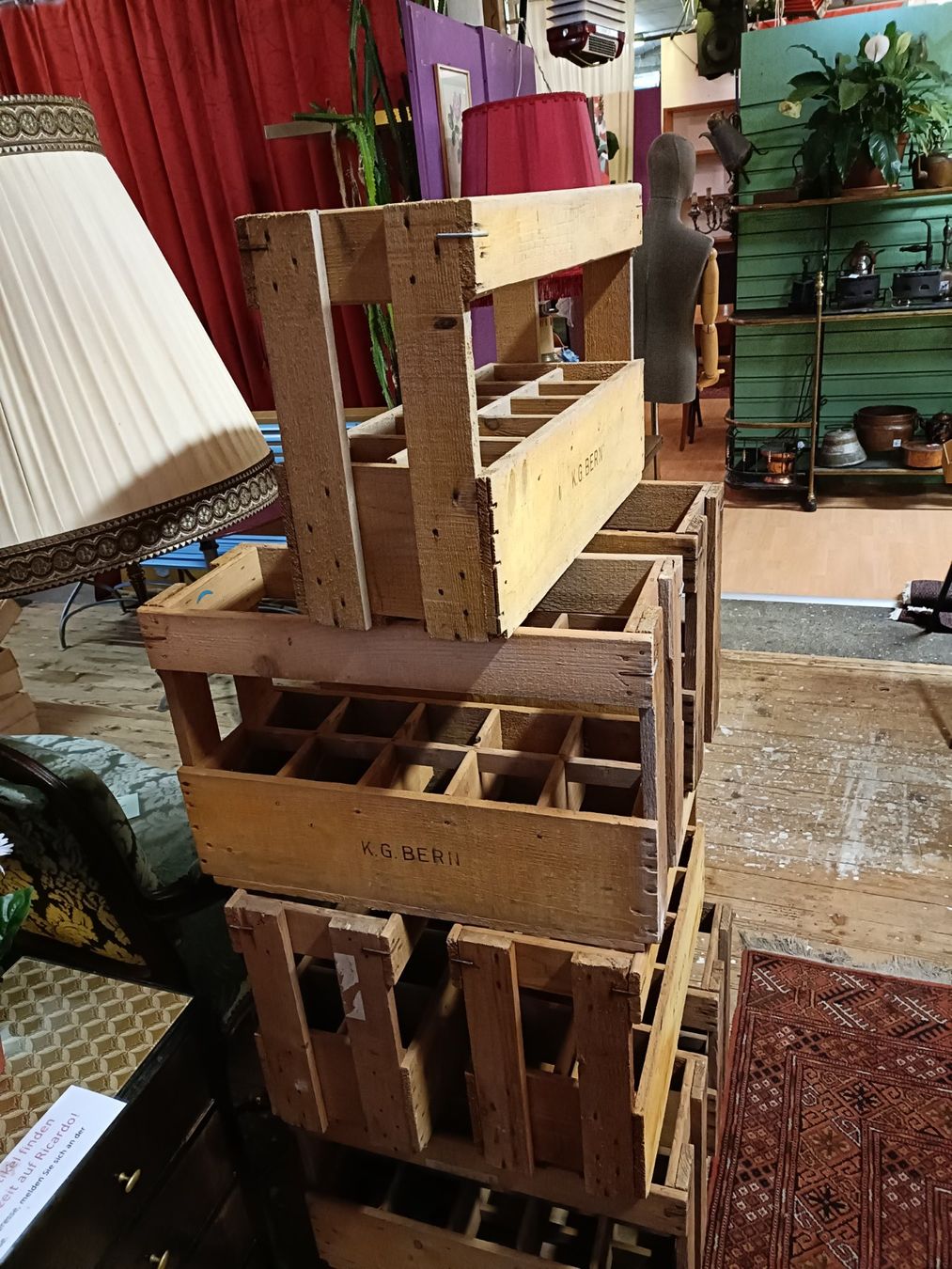 Articoli in legno: Flaschenträger – Usato da Köniz venduto da Brockenreich 2