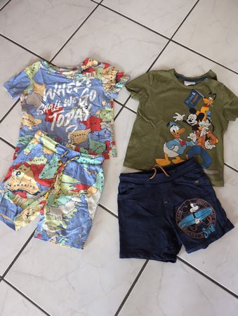 Sommer Set, T-Shirts und Shorts, Grösse 92, Top Zustand!