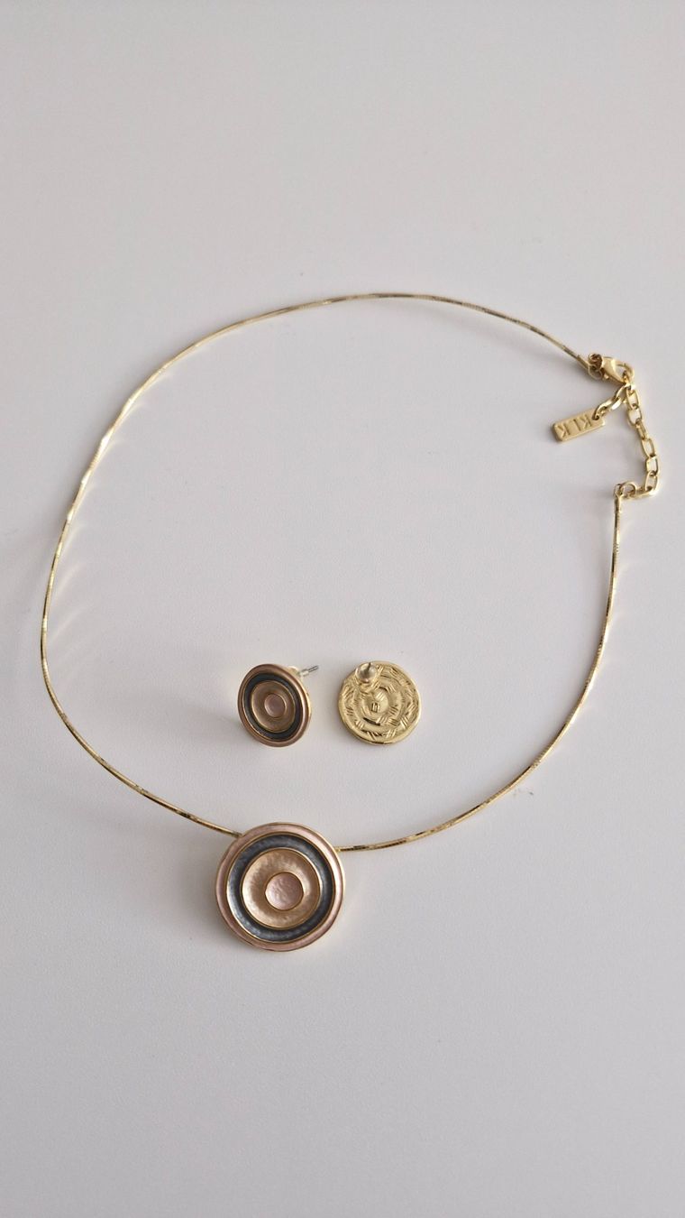 Sonstiger Schmuck: Kette und Ohrstecker – Gebraucht aus Boll von E_Gander