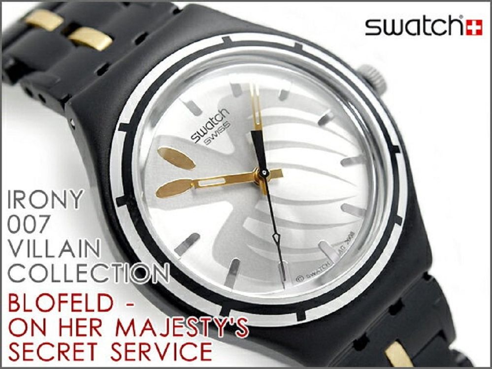 Swatch Montres: Swatch James Bond BLOFELD / ON HER MAJESTY'S SECRET SERVICE – Neuf avec emballage d'origine à Wettswil par rotonda 1