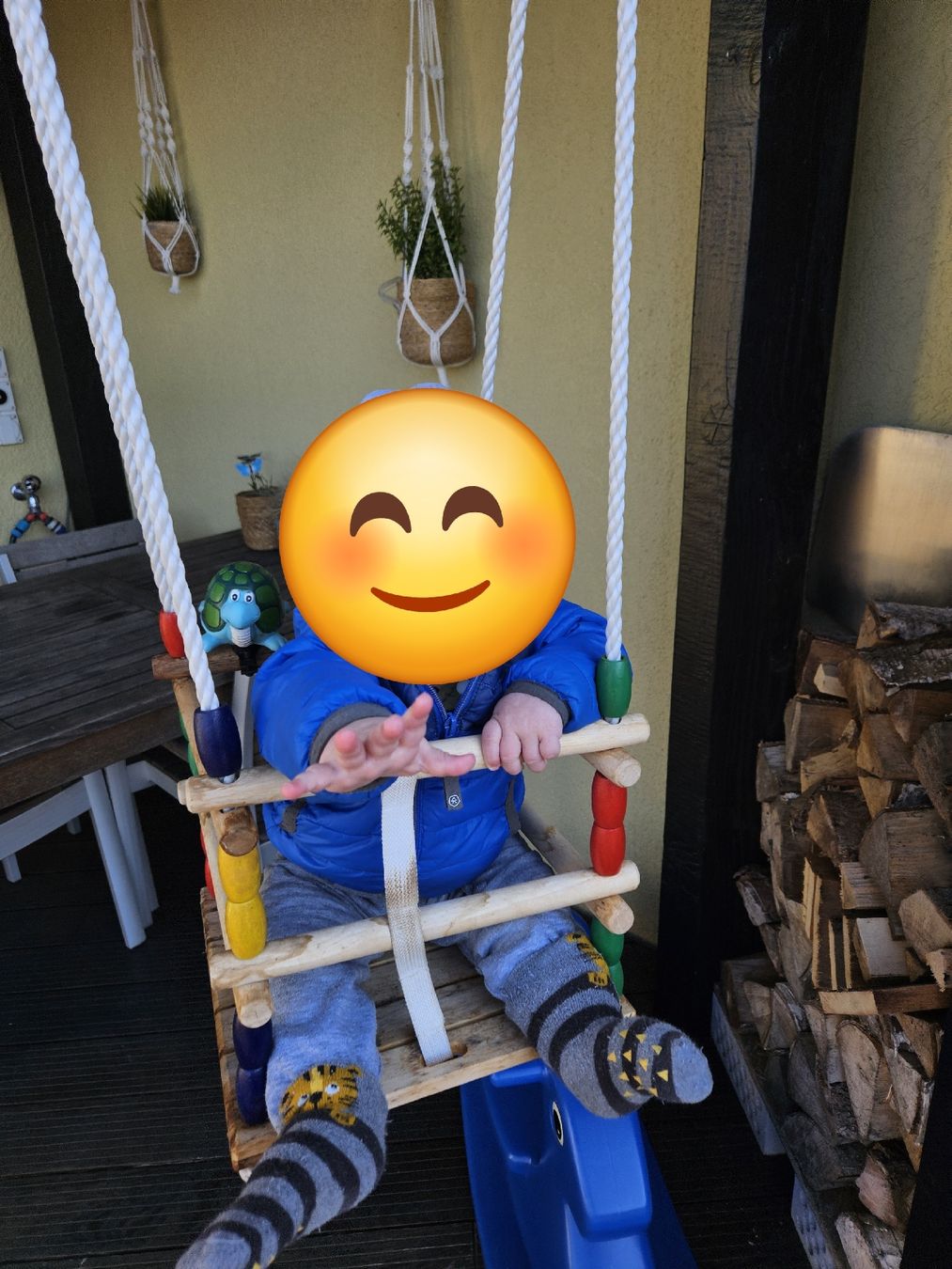 Sonstige Gartenschaukeln: Kinderschaukel Holz  – Gebraucht aus Dierikon von car_mz28