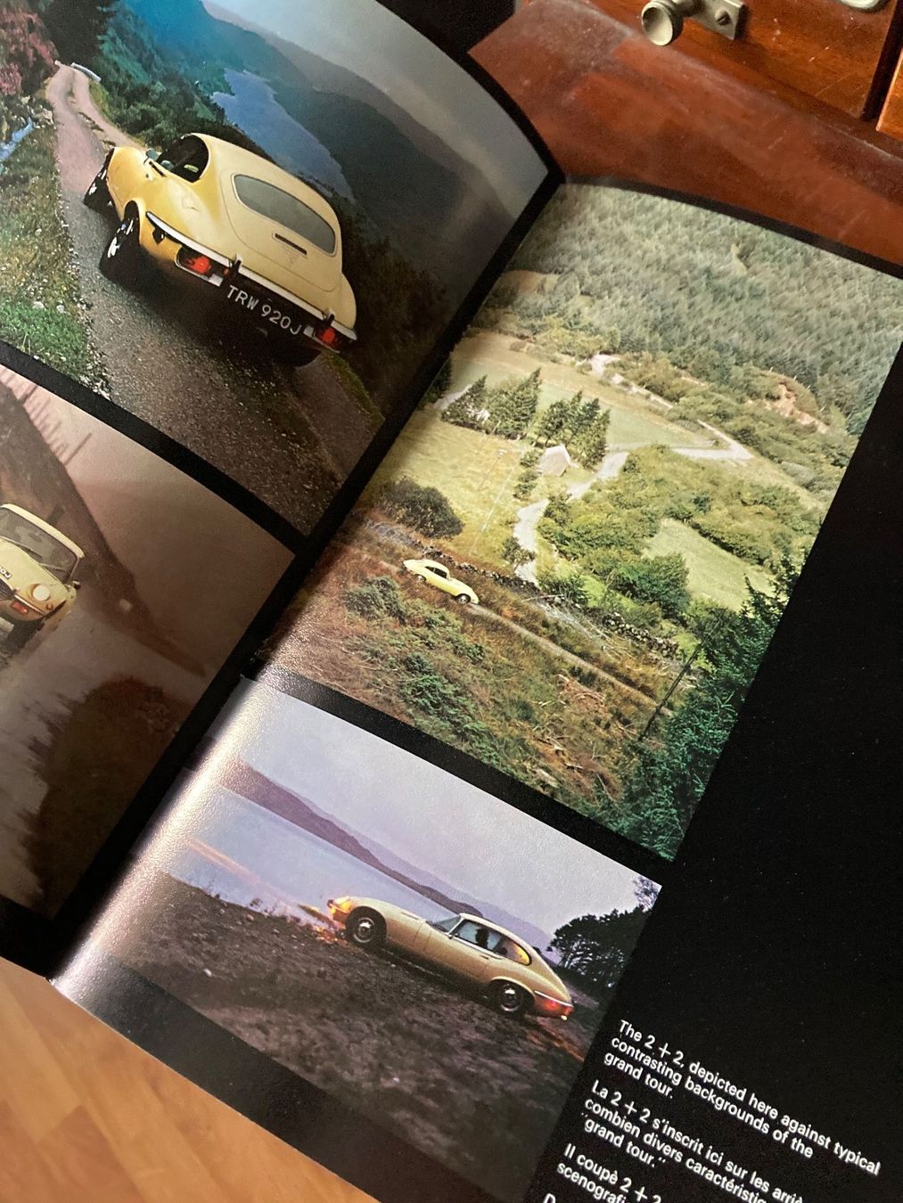 Jaguar Documenti: Jaguar serie 3 e-type Prospectus Auto Prospektus – Usato da St-Cierges venduto da LeRegain 2
