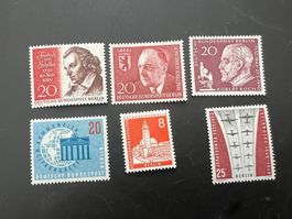 Deutschland Berlin  1959 Mi. Nr. 187-92  *   (4976)