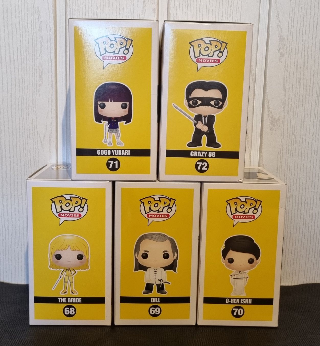 Funko Statuette: Funko POP! Kill Bill - Complete common set of 5 – Usato da Vernayaz venduto da fnkochase 3