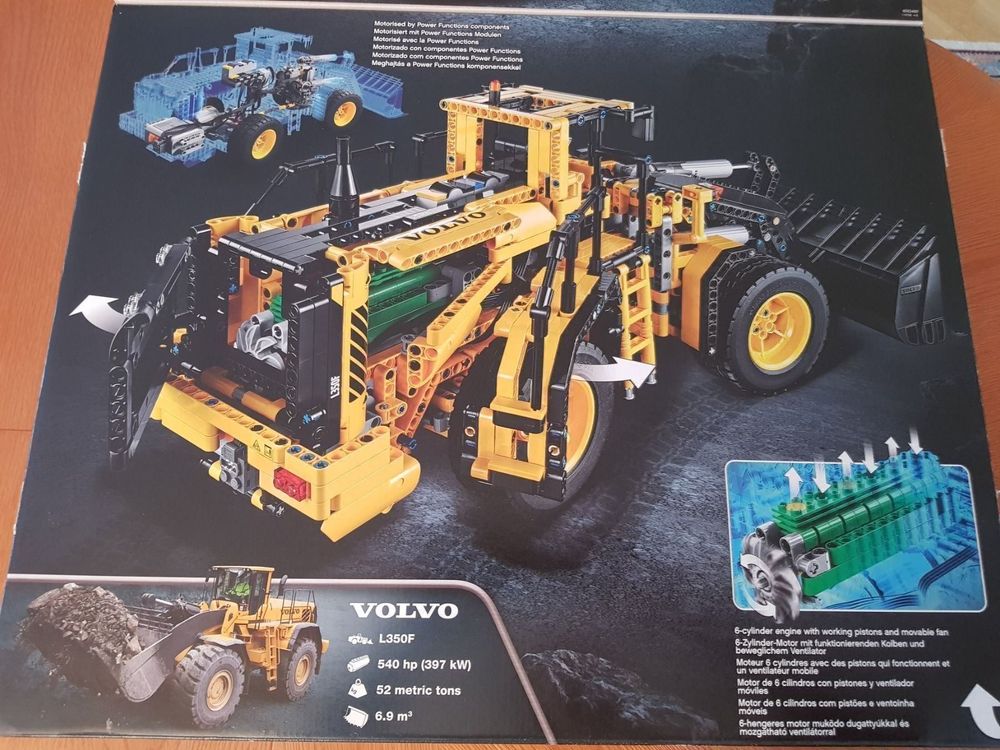 Lego Technik 42030 Volvo Radlader zerlegt & zu 100% komplett | Kaufen ...
