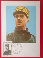 Maximumkarte MK 1971 Frankreich DE GAULLE LILLE