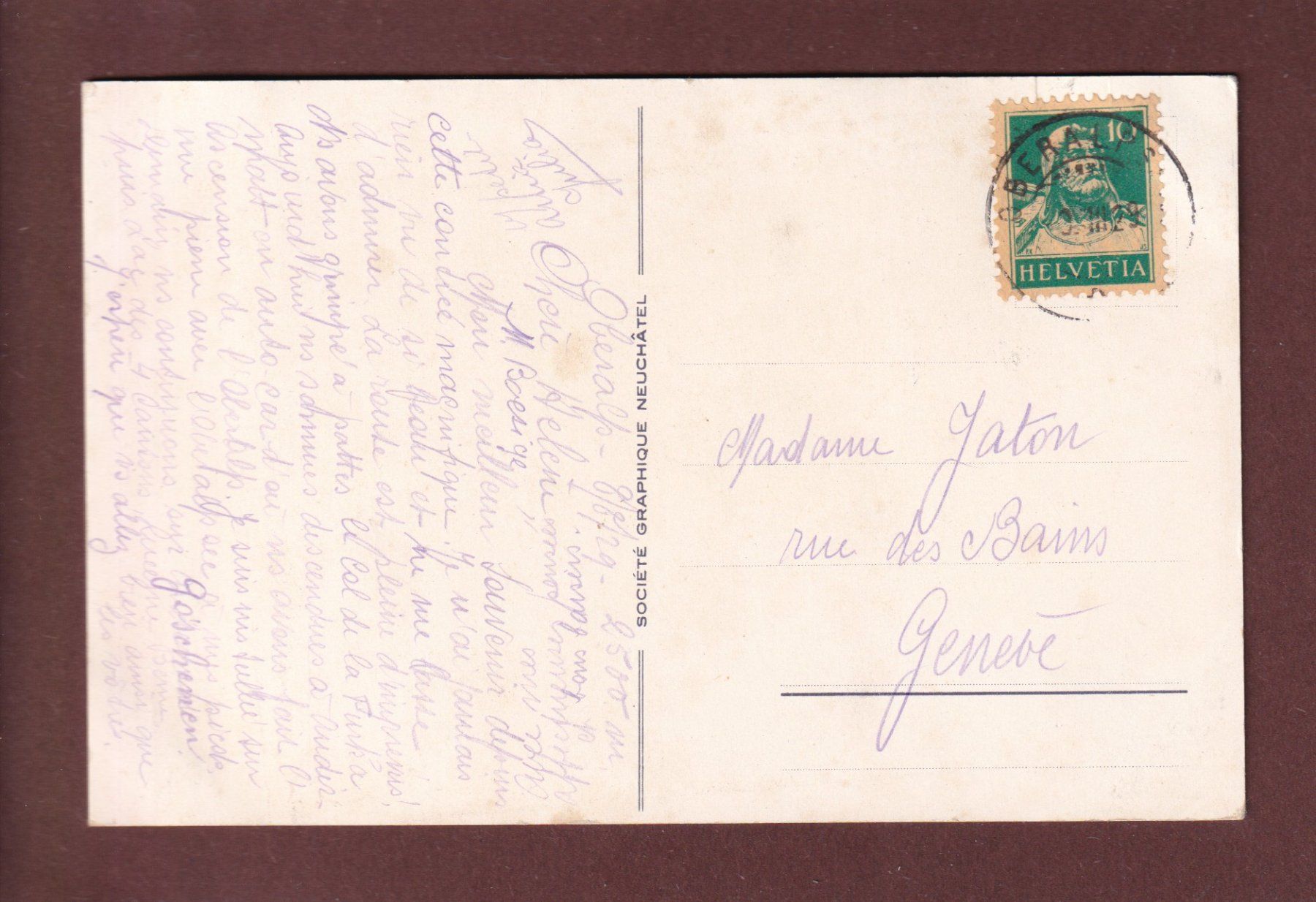 Cartoline postali: RHONEGLETSCHER - Quelle - 1929 – Usato da Pully venduto da nicecards 1