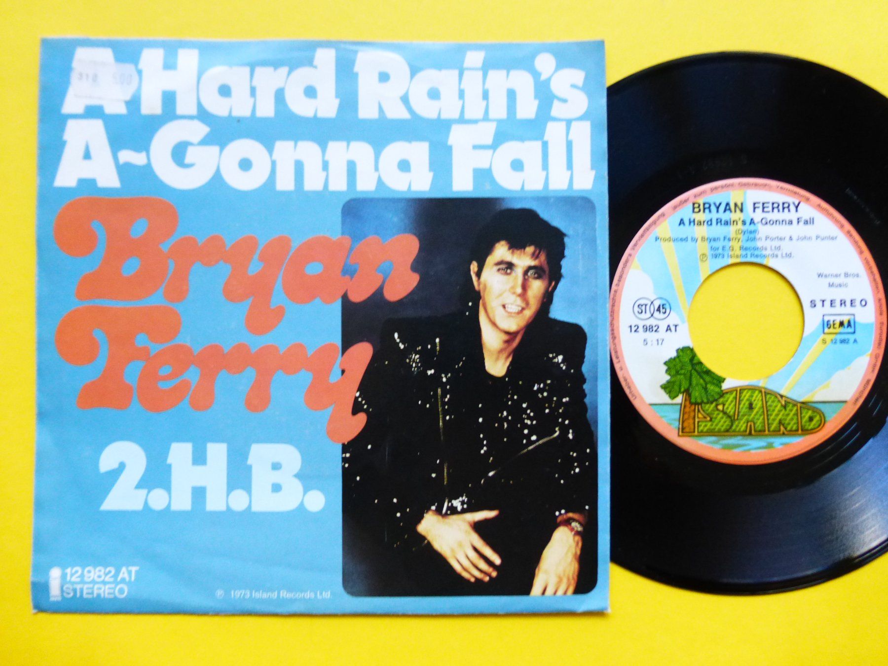 Schallplatten: BRYAN FERRY 7" A HARD RAIN'S A-GONNA FALL – Gebraucht aus Zürich von