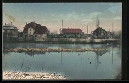 AK Biberist, Wasserpartie im Ort