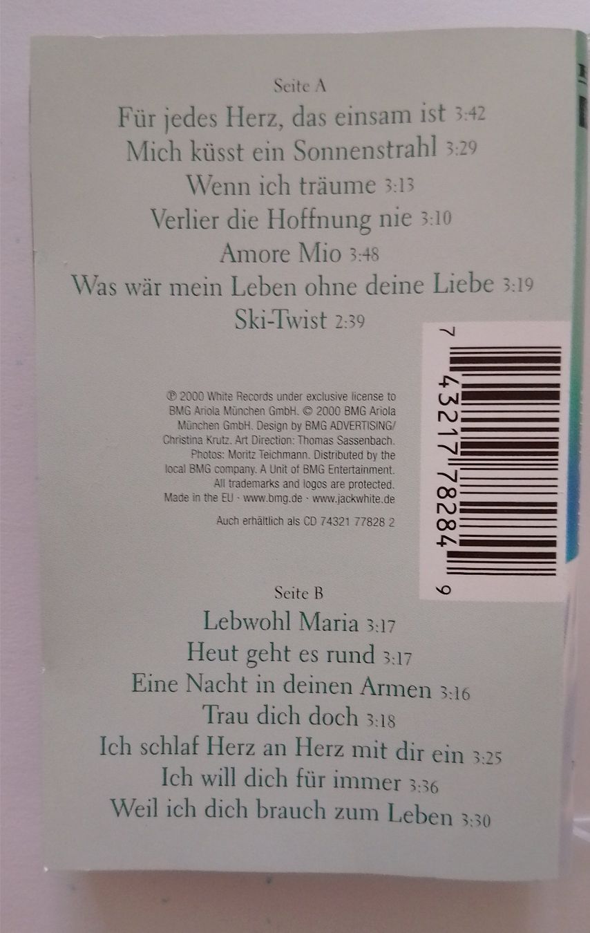 Kompaktkassetten: 2 musikkassetten hansi hinterseer – Gebraucht aus Zürich von var_gmw9 2
