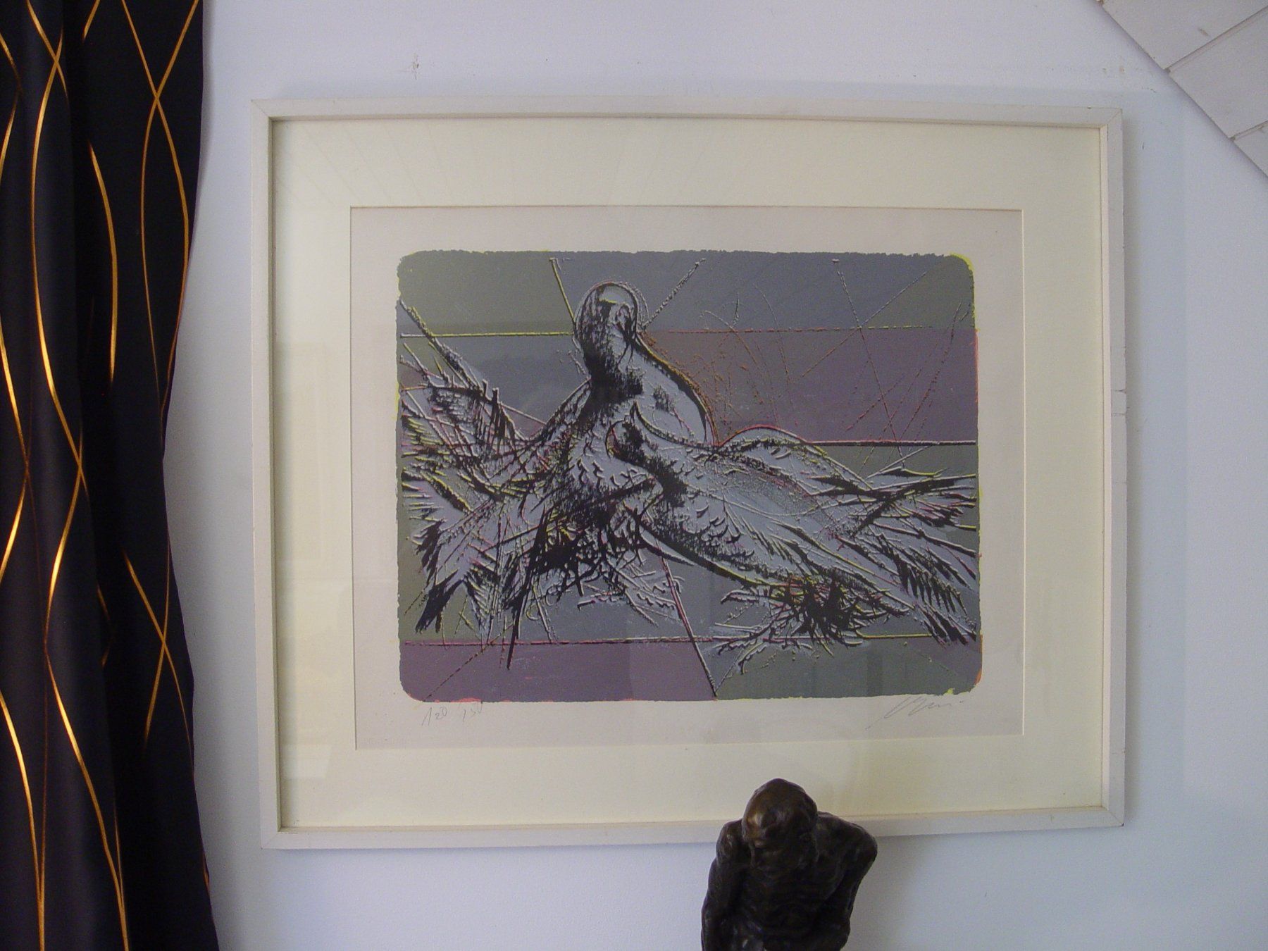 Grafica & Litografie: Lithographie von Hans Erni – Usato da Rotkreuz venduto da Dobermann5
