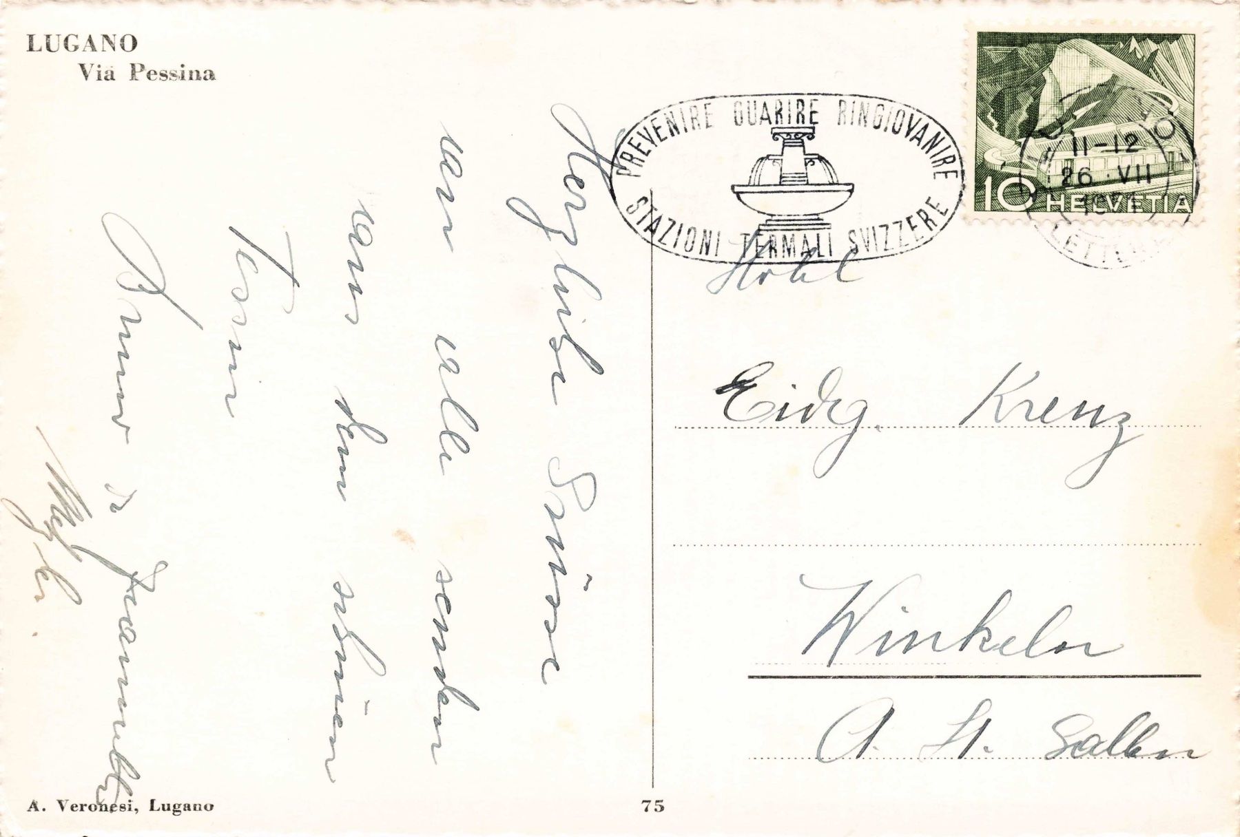 Cartes postales: Lugano G – D'occasion à Biasca par Blenio71 1