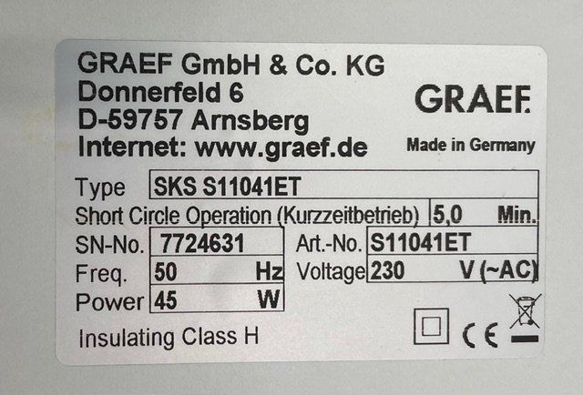 Graef Küchengeräte: Allesschneider Graef SKS 110 – Neu (gemäss Beschreibung) aus Oberrieden von Ket25 3