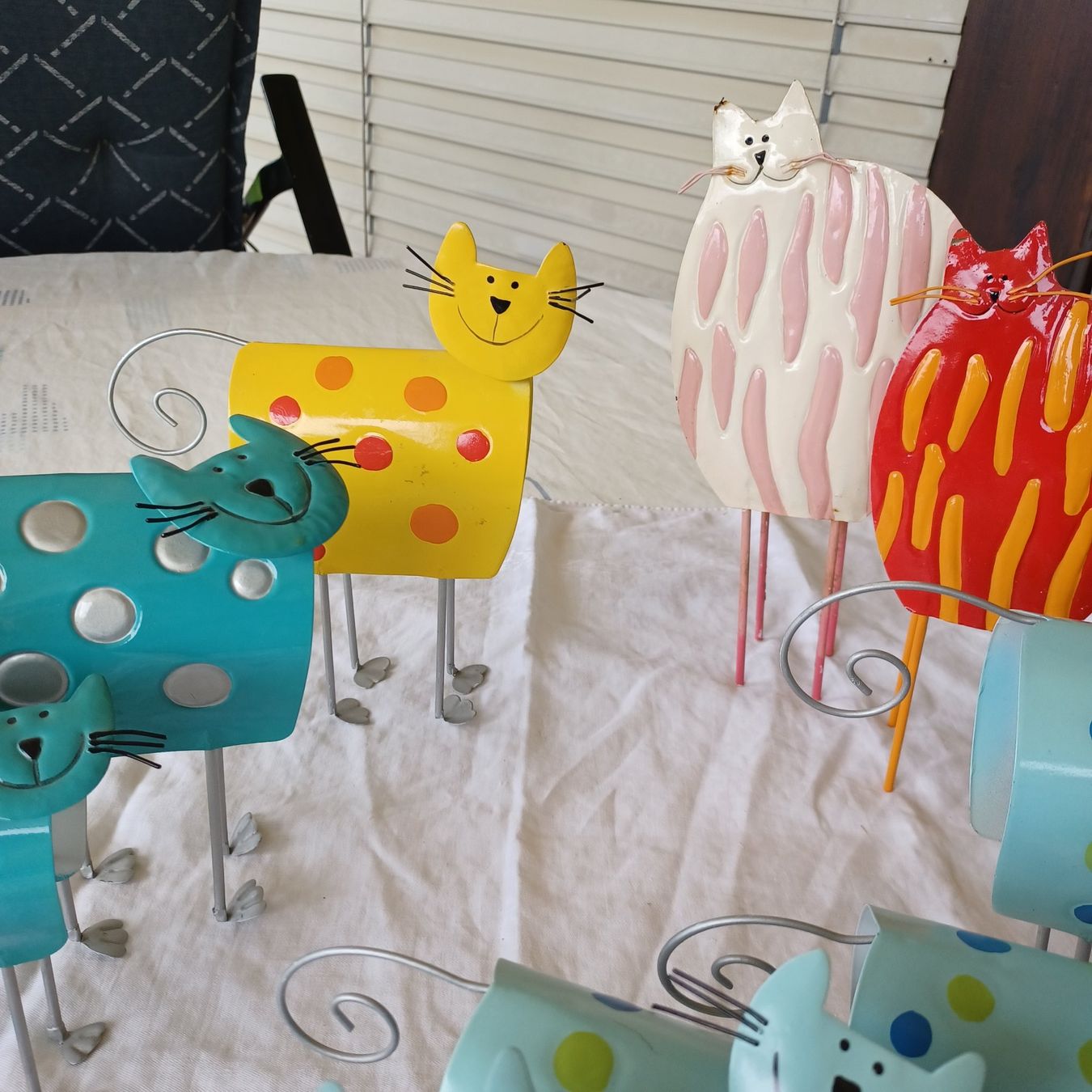 Tutte le decorazioni: 11 lustige Blechkatzen – Usato da Abtwil SG venduto da luupsy 3