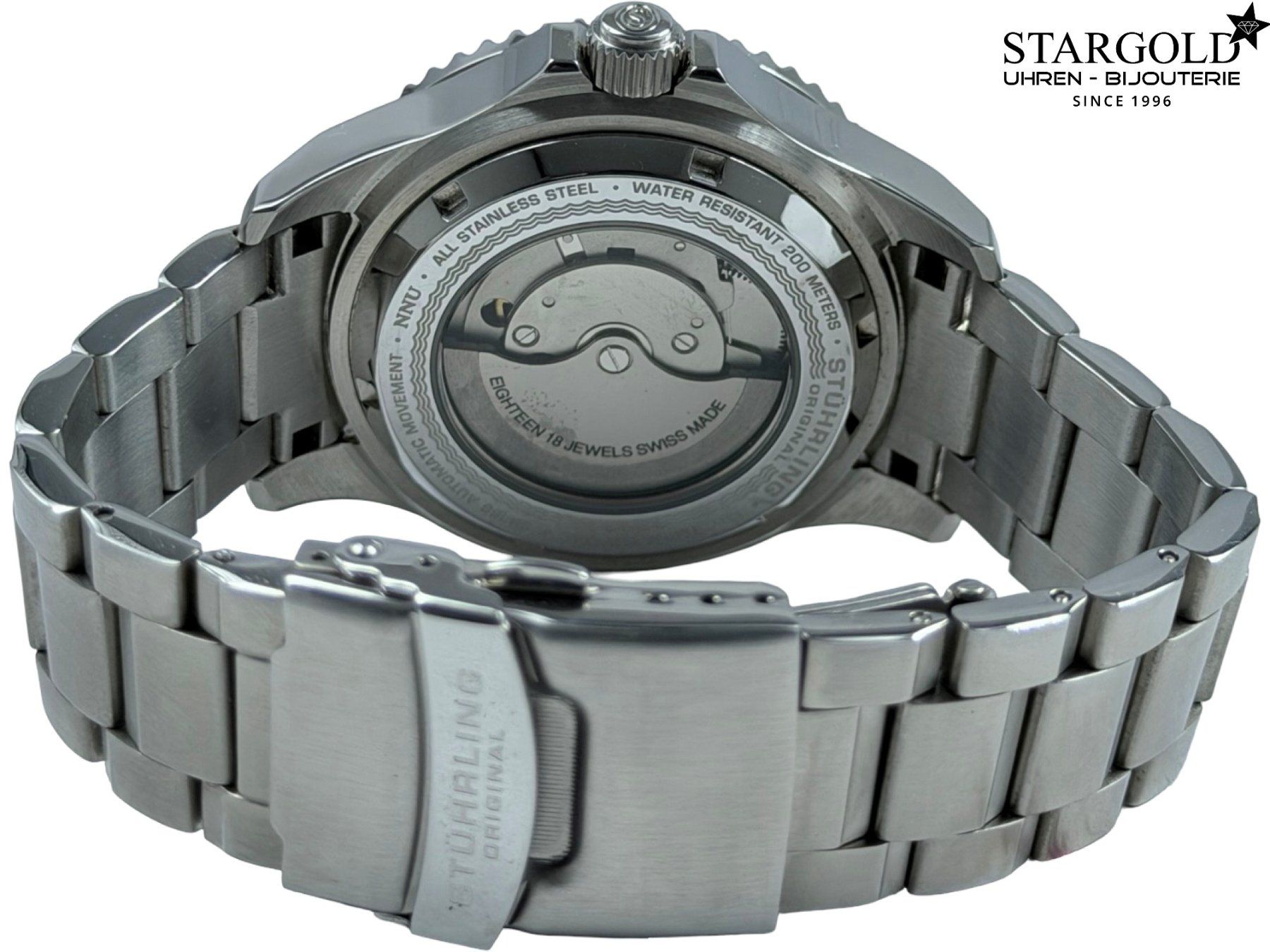 Orologi: Stührling Swiss Movement Depthmaster - 883.01 – Usato da Zürich venduto da Stargold-Uhren 8