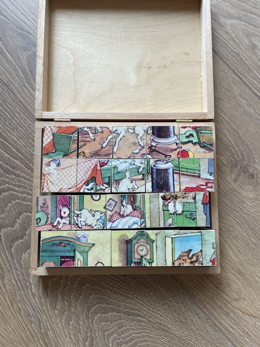 Eichhorn Giochi: Anciens puzzle / Cubes en bois Eichhorn – Usato da Lonay venduto da ju-71 2