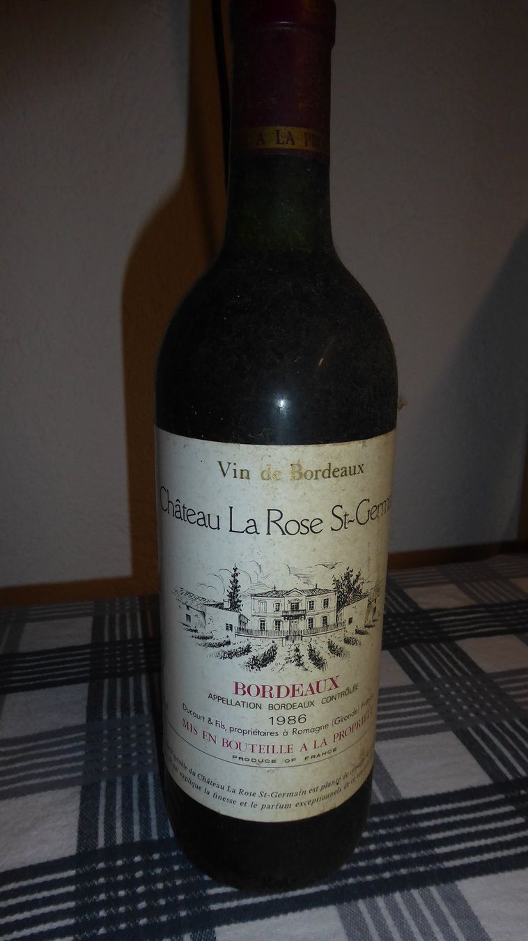 Wein: Bordeaux Chateau la Rose St Germain 1986 – Neu (gemäss Beschreibung) aus Zullwil von Dingo402