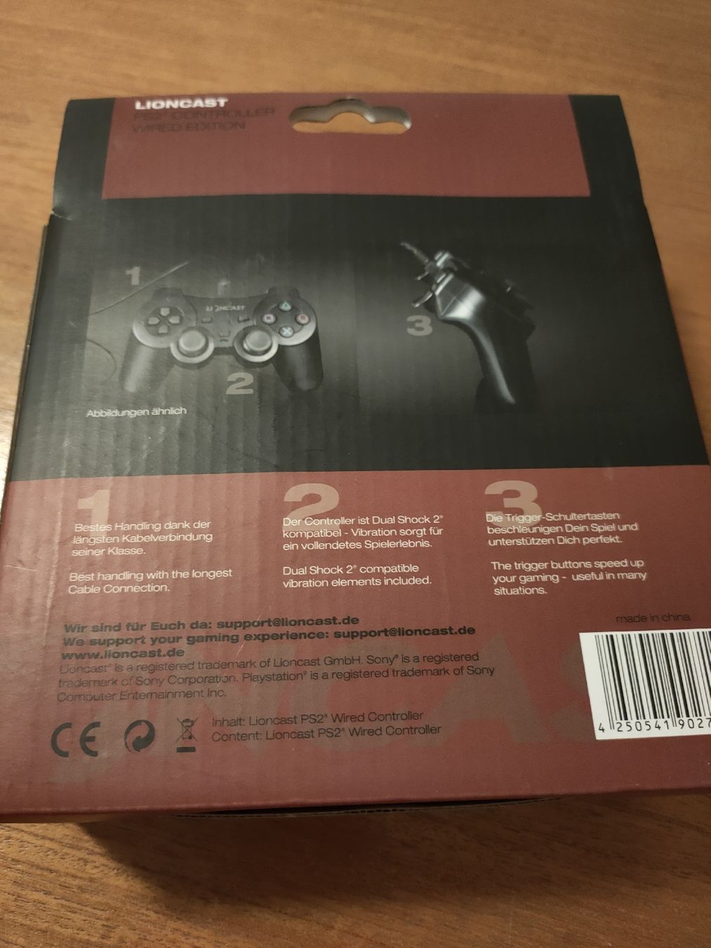 Controller: RAR# PS2 CONTROLLER/PAD VON LIONCAST WIRED EDITION NEU – Usato da Gossau SG venduto da Samus8 3