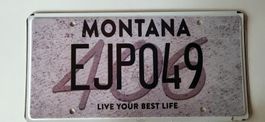 Montana Kennzeichen EJP049 Usa Amerika Kult Deko