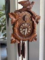 Kuckucksuhr Kitzingen Schneider Holz geschnitzt gebraucht