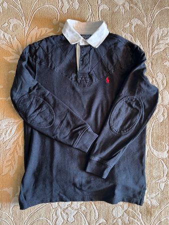RALPH LAUREN Rugby Shirt M (innen mit Fleece)