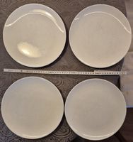 Ikea Teller Set, 4 Stück, Weiss, Durchmesser 26 cm,