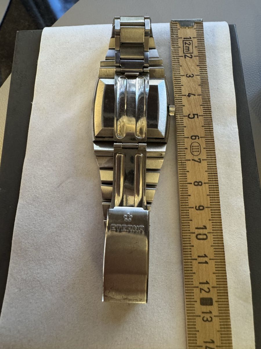 Eterna Orologi: Eterna Matic 2002 Herrenuhr mit Datum, Stahl, – Usato da Montévraz venduto da W1965 3