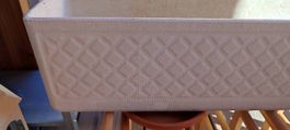 Eternit Blumenkasten inkl. Metallhalter