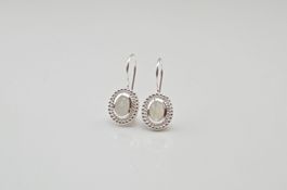 Ohrringe Silber & Mondstein (SE013816RM)