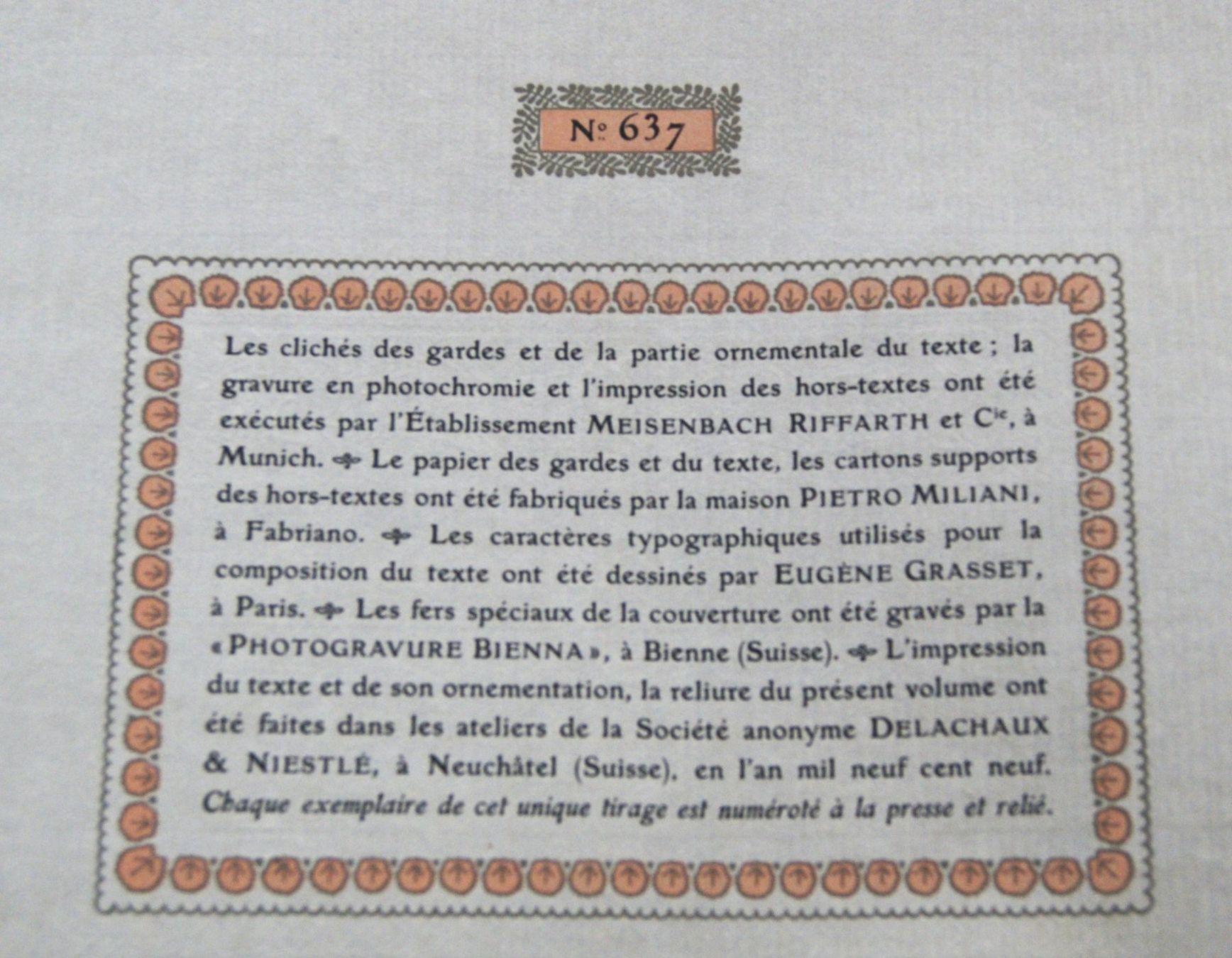 Bücher: LES FEUILLES D'AUTOMNE, PHILIPP ROBERT  1909 – Gebraucht aus Stadel von Wald100 2
