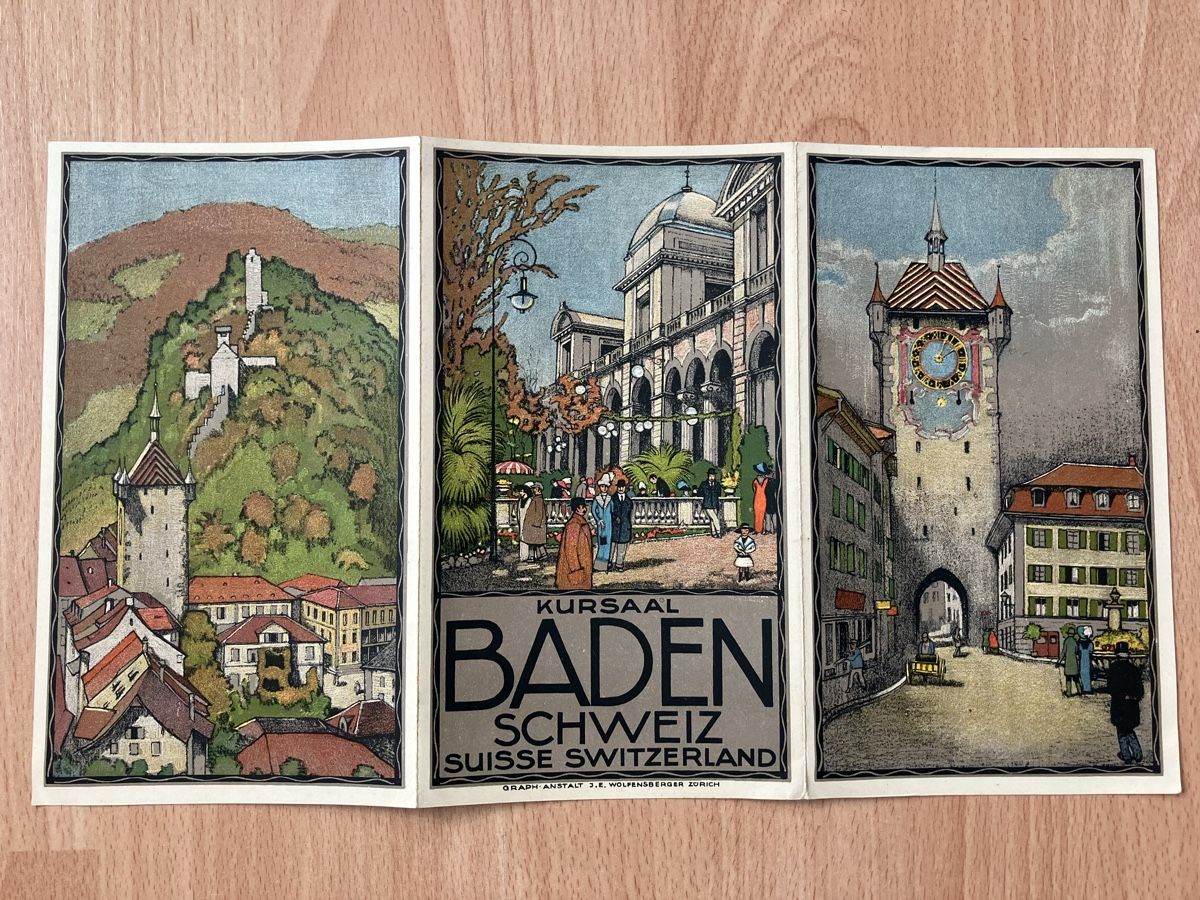Dokumente: Baden Kursaal prospekt 1900,s – Gebraucht aus Zürich von  2