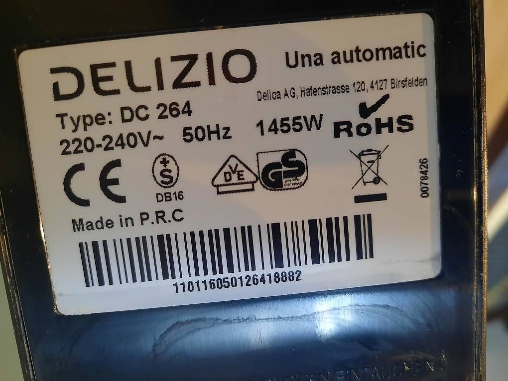 Kaffeemaschinen & Espressomaschinen: Machine à café Delizio UNA – Gebraucht aus Choëx von ala_jhc6 2