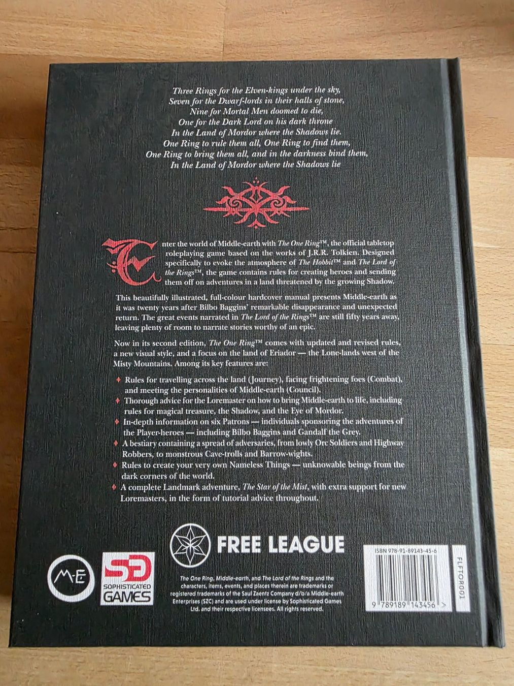 Bücher: The One Ring - Rollenspiel – Gebraucht aus Oberstammheim von kuechenhelfer 1