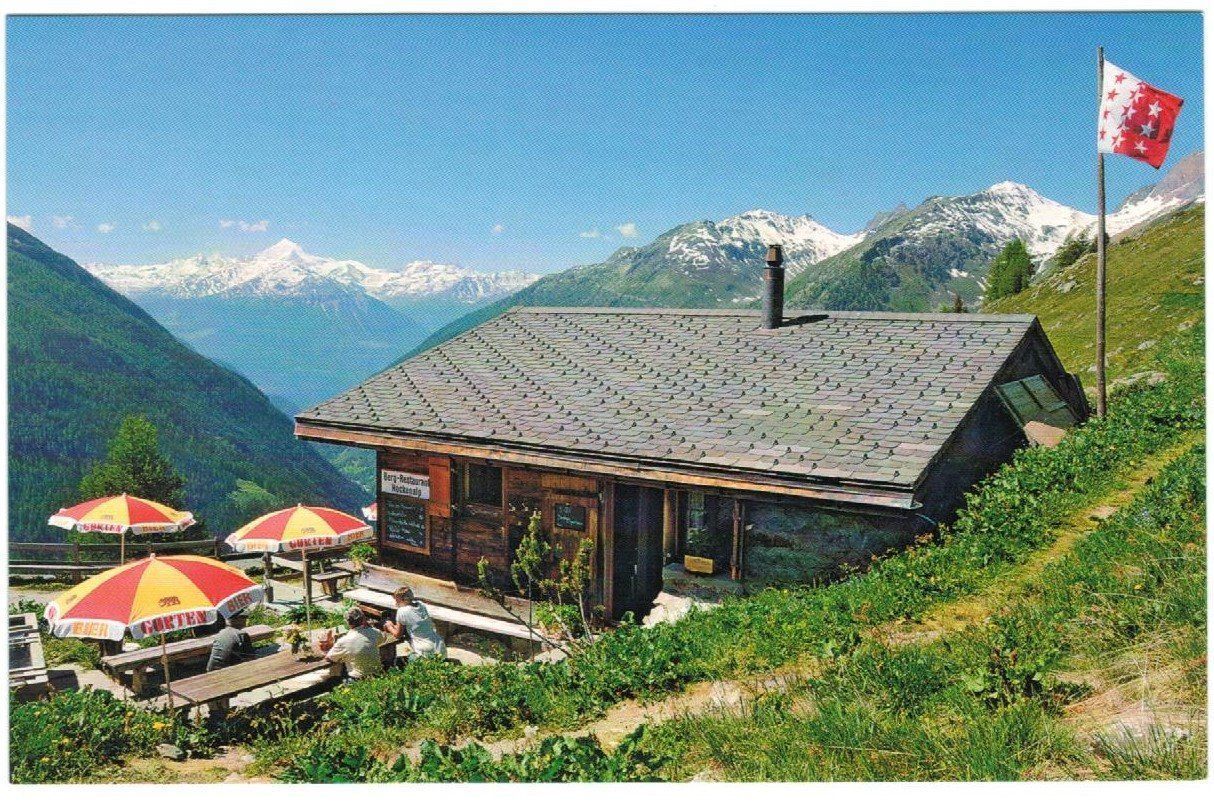 Ansichtskarten: AK Hockenalp, Kippel VS – Gebraucht aus Zürich von Tolima194