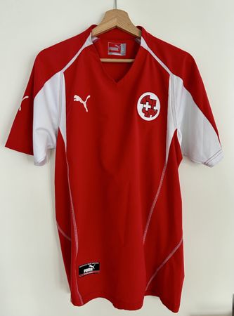Original 2004 Maillot Équipe de Suisse Puma L Schweizer Nati