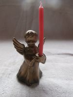 Gusseisen Kerzenständer kleiner Engel mit Kerzen