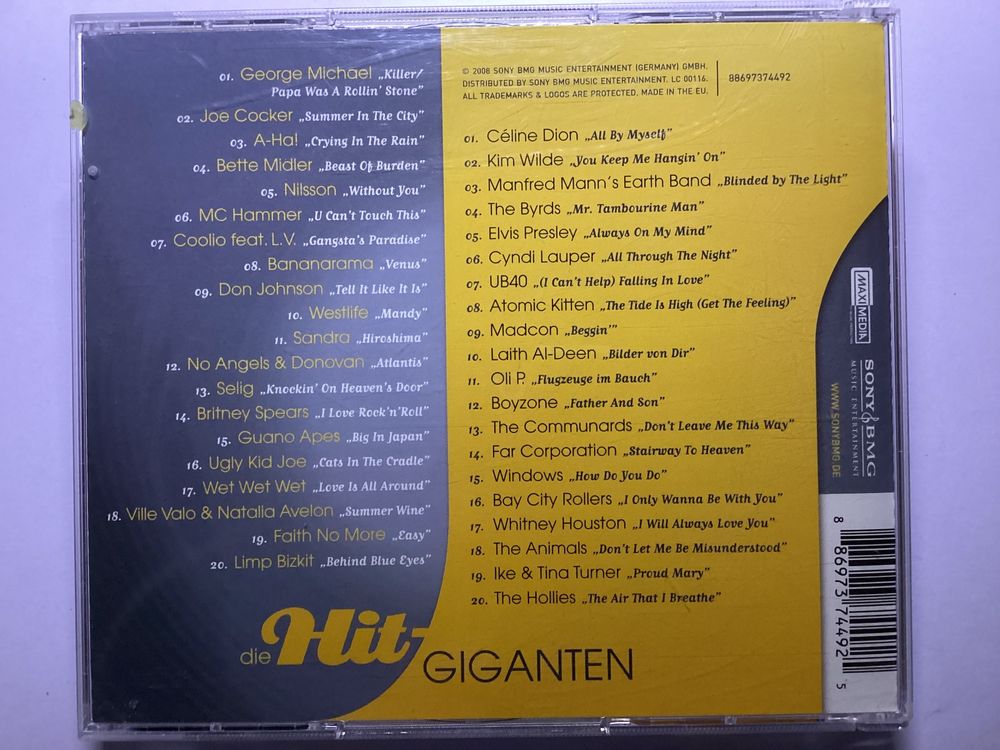 2CD Die Hit-Giganten - Cover-Hits | Kaufen auf Ricardo