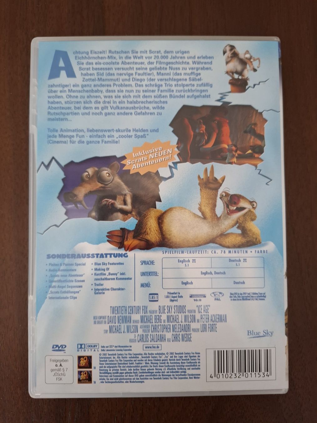 Tutti i DVDs: DVD Ice Age – Usato da Alpnach Dorf venduto da Burnbuster 1
