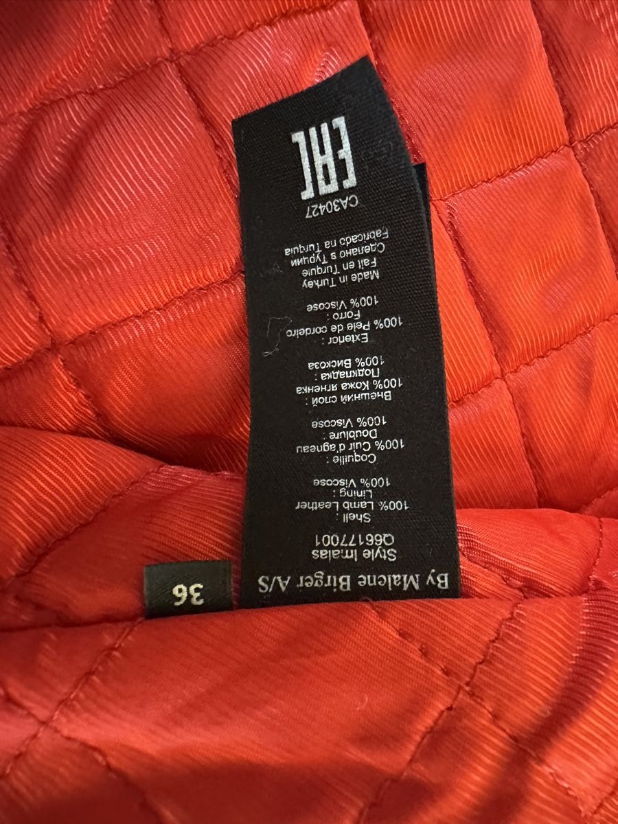 Malene Birger Giacche: Lederjacke By Malene Birger – Nuovo (secondo la descrizione) da Bern venduto da est_56rm 5