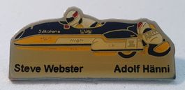 AA280 Pin Motorrad Seitenwagen Rennen Steve Webster A. Hänni
