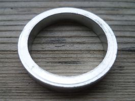 Spacer 1 Zoll Alu 5 mm silbrig