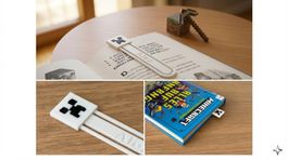 Minecraft Lesezeichen mit Namen personalisiert, Neu!