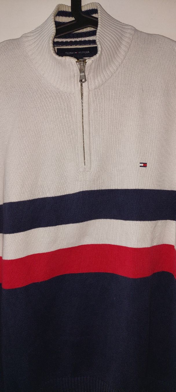 Tommy Hilfiger Maglioni & Felpe: TOMMY HILFIGER S PULLOVER AVEC ZIP style VINTAGE – Usato da Orpund venduto da Biennerome 4