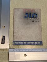 buch, heft, JLO motor MG 175 F, um 1960