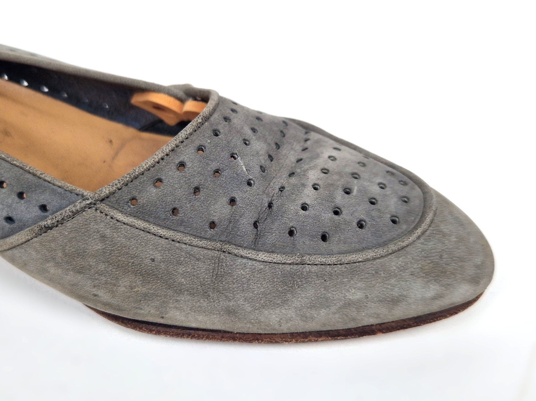 Scarpe da donna: Damen Ballerinas Leder Gr. 39 – Usato da Basel venduto da Restwert_Basel 1