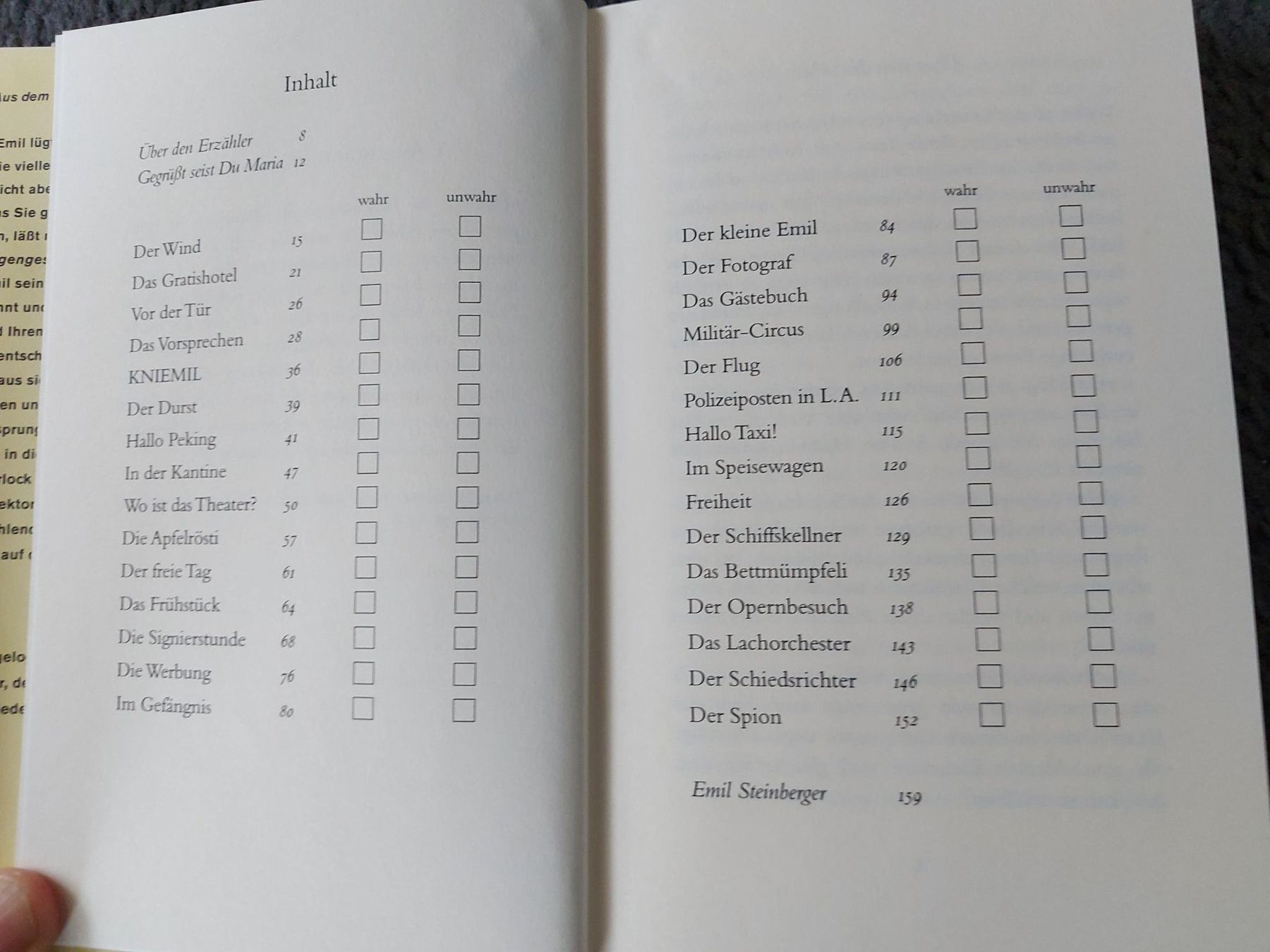 Libri: Emil - wahre Lügengeschichten – Usato da Rain venduto da Europool 2