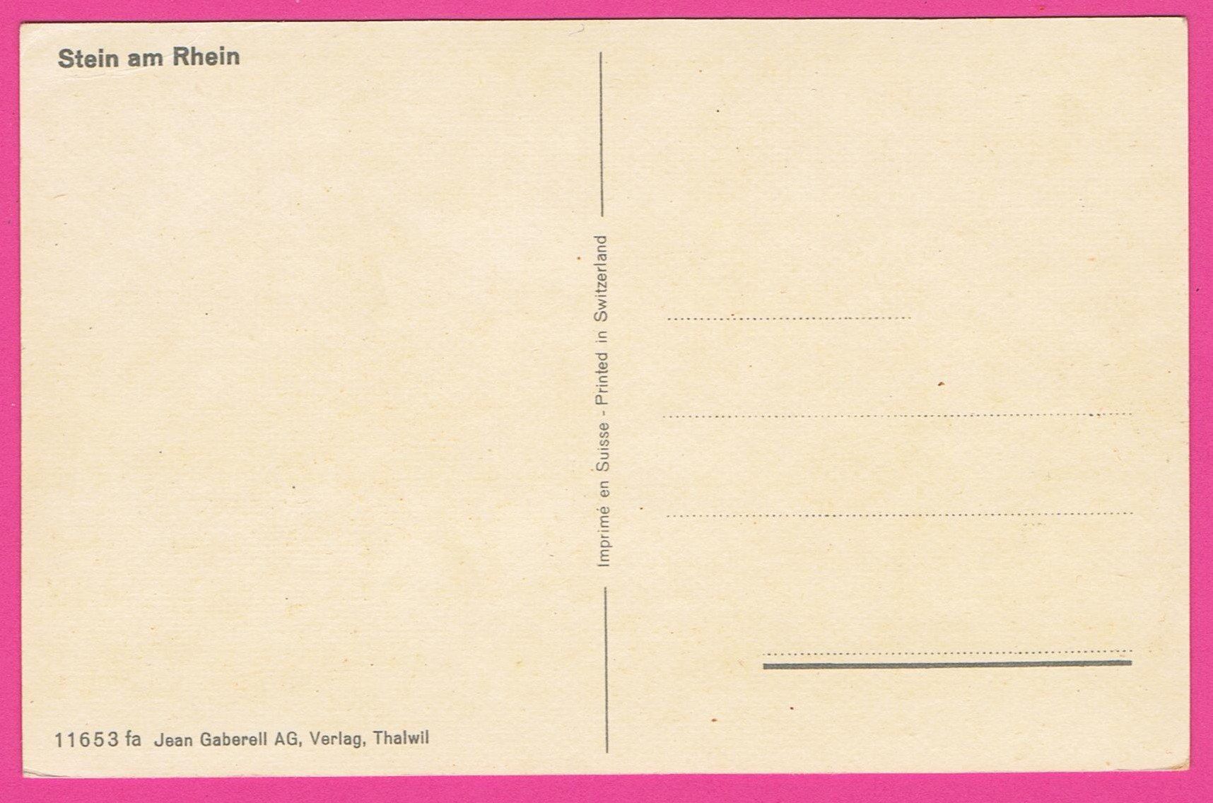 Cartes postales: Stein am Rhein – D'occasion à Einsiedeln par dillie 1
