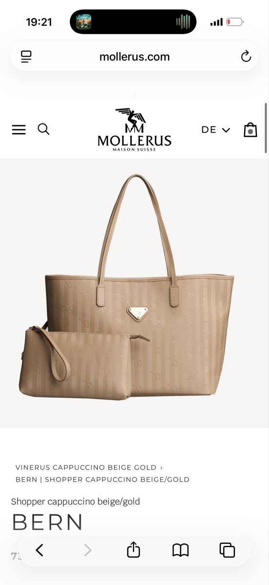 Maison Mollerus Borse da donna: Maison Mollerus Shopper Bern – Nuovo (secondo la descrizione) da Murten venduto da elb_77bf